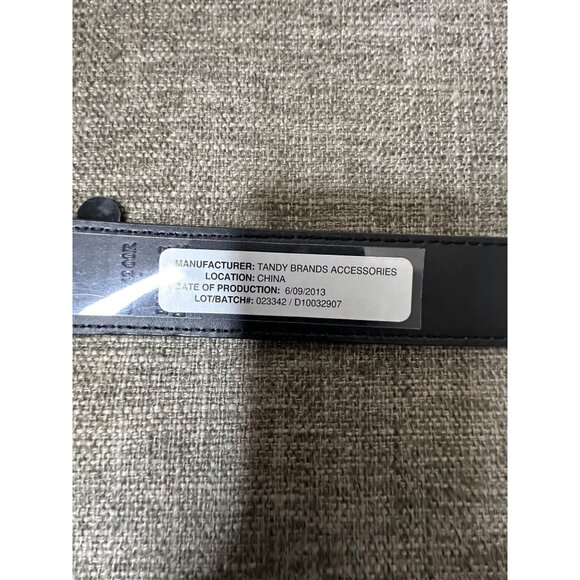 Brown & Black Reversible Belt Tan Dyed Manmade Materials Tandy Brands XS - Picture 6 of 7